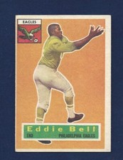 1956 TOPPS FOOTBALL  #4 EDDIE BELL   EX  .99 SHIPPING Q324