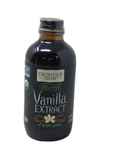 Frontier Co-Op Organic Vanilla Extract Non- GMO 4oz USDA Organic (8C)