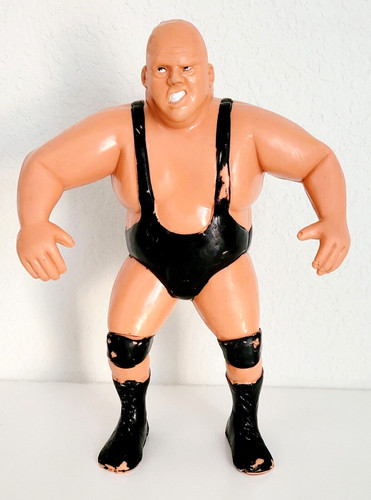 WWF 1980s KING KONG BUNDY LJN Action Figure Wrestl...