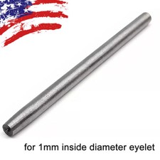 1mm Flanging Punch Tool Rod Eyelets Grommet Ring Air Hole Semi Hollow Rivet US