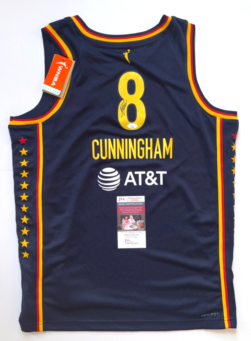 SOPHIE CUNNINGHAM SIGNED INDIANA FEVER SWINGMAN NIKE JERSEY WNBA