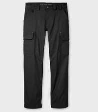 Men's DuluthFlex Fire Hose Relaxed Fit Cargo Work Pants -Black