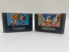 Sonic the Hedgehog 1 & 2 Lot (Sega Genesis) - Authentic/Cartridge Only
