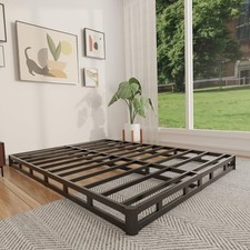 4 Inch, Low Profile King Size Box Spring Only, Heavy Duty Mattress Foundation