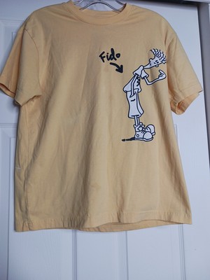 Vintage Fido Dido T Shirt Crewneck Graphic Retro Youth LG. Ikon Brand Streetwear