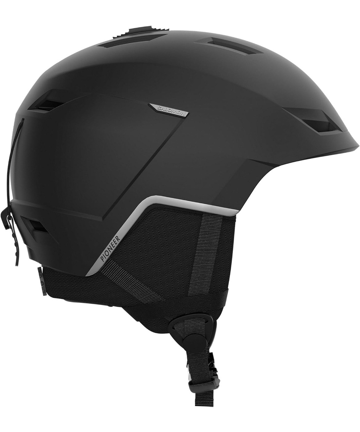 Casco Salomon Pioneer LT Access adulto snowboard sci nero argento medio