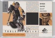 2002-03 SP Game Used Tools of the Game 25/99 Byron Dafoe #TG-BD 2a2