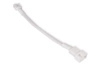 Alphacool 18719 White Plastic Extension Cable 4-pin + 4-pin 150mm 1pc Fan