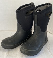 Bogs Classic High Boots Youth Size 3 Black Waterproof Rain Snow Boots Unisex