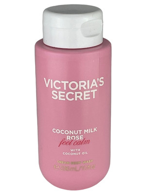 VICTORIA'S SECRET COCONUT MILK ROSE CREAM BODY WASH 10 oz 296ml NEW