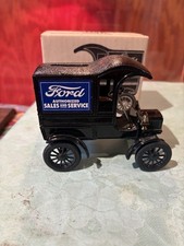 1905 Ford Motor Co Sales and Service Delivery truck Coin Bank. Original Box. New