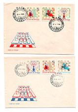 FDC Romania, Romania, 1966 Chess Olympiad, Mi 2478-2483 Complete Set