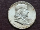 1963 FRANKLIN HALF DOLLAR 90% SILVER .50¢ UNITED STATES   (A305)