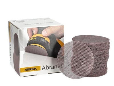 Mirka Abranet Net Grip Disc / 3 inch/Grit 150 / Sandpaper Sanding Discs Hook ...
