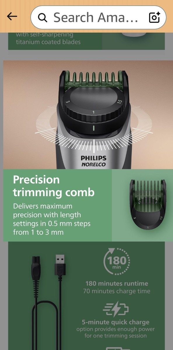Brand New Philips Norelco Multigroom 5000 Series All-in-One 21-in1