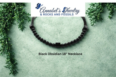 Black Obsidian 18'' Necklace