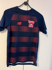 Kids size 12-14 years red and blue Sudbury jersey