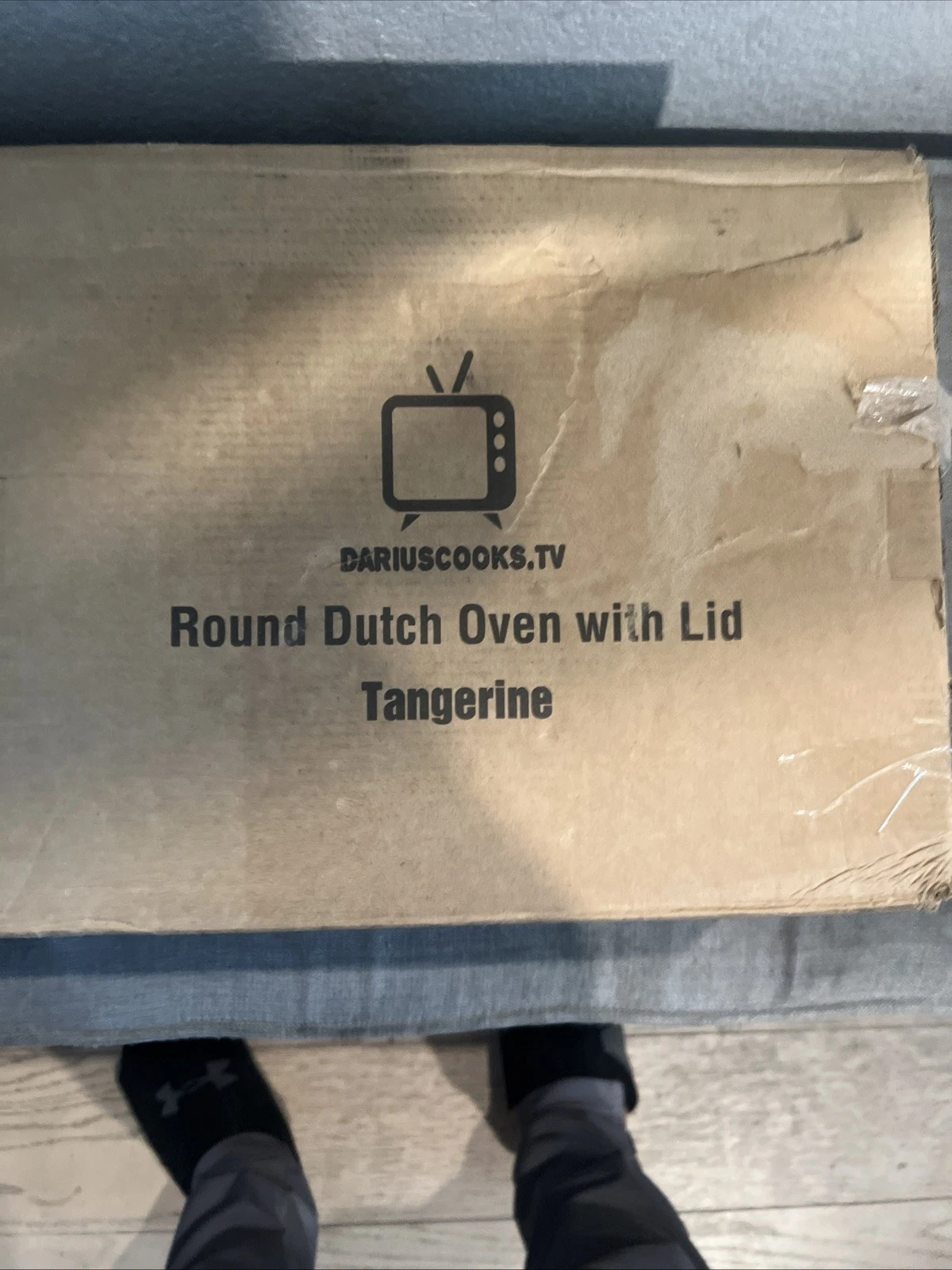 Darius Cooks TV, Round Dutch Over With Lid, Tangerine