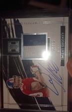 2022 Panini Impeccable - Elégance Retired Patch Autographs Jeremy Shockey...