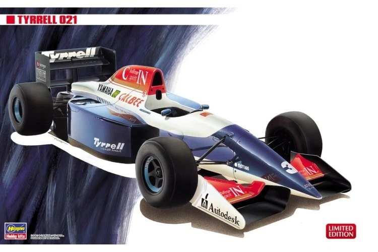 KIT MODELLINO AUTO F1 STATICO HASEGAWA TYRRELL 021 MODELLISMO SCALA 1:24 - Immagine 3 di 4