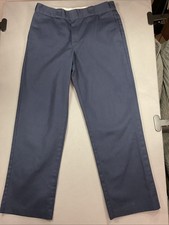 Dickies 874 Flex Original Fit Work Pants Flat Front Navy Blue 34 x 30