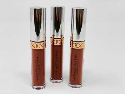 3 Anastasia Beverly Hills Liquid Lipsticks Ashton New  3 pak .08 oz New 