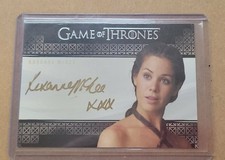 2018 Game Of Thrones ROXANNE MCKEE Autograph Played Doreah