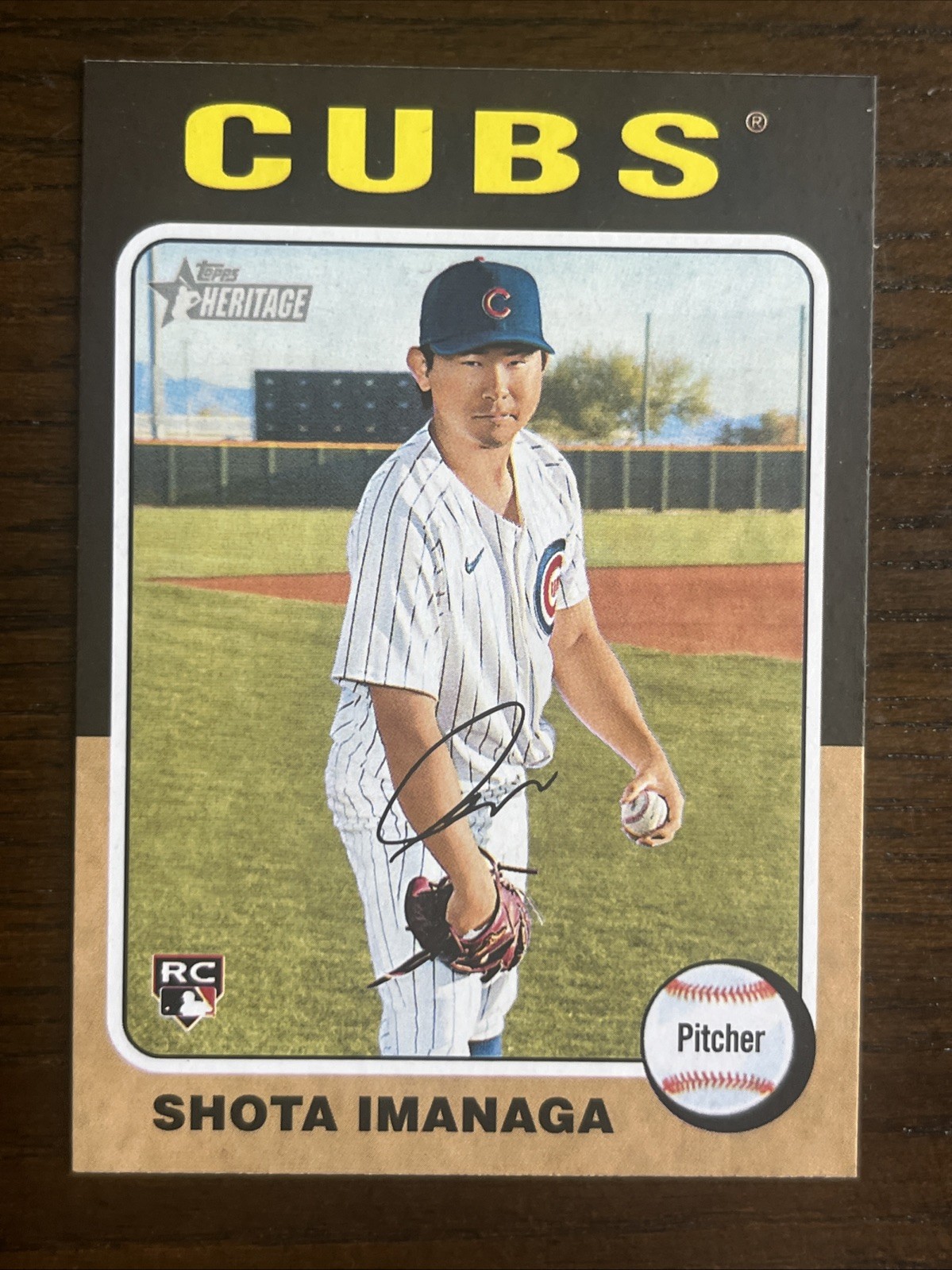 2024 Topps Heritage High Number #564 Shota Imanaga RC Chicago Cubs