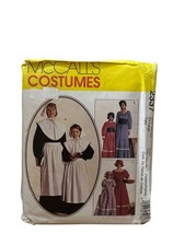 McCall s Sewing Pattern 2337 Costumes Dress Pilgrim Colonial Cosplay XL 20-22