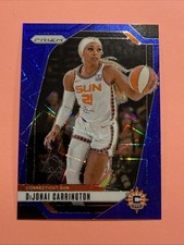 2024 Panini Prizm WNBA - DiJonai Carrington Blue Velocity #118 Connecticut Sun