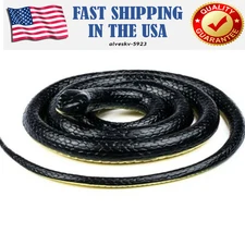 52" Realistic Rubber Snake Lifelike Fake Toy Prank Garden Prop Halloween Gift
