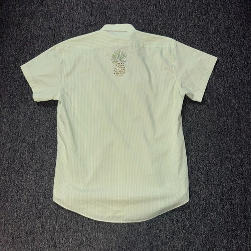 Top donna Terry C Coastal nonna a righe con bottoni ananas - taglia M verde - Foto 5 di 6