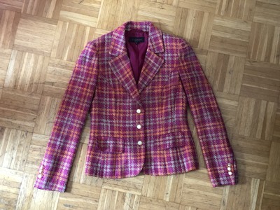 Escada Blazer,  78 Seide, 22 Baumwolle, hochwertiges  Cupro-Futter, Größe 36
