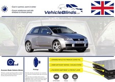 Stealth Blinds For Fiat Stilo (2001-2007) 3 Door