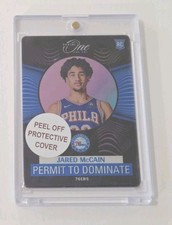 2024-25 Panini One and One JARED McCAIN RC PERMIT TO DOMINATE CASE HIT SSP #13
