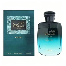 Rasasi Hawas Malibu 3.38 Oz Men Eau De Parfum Spray New