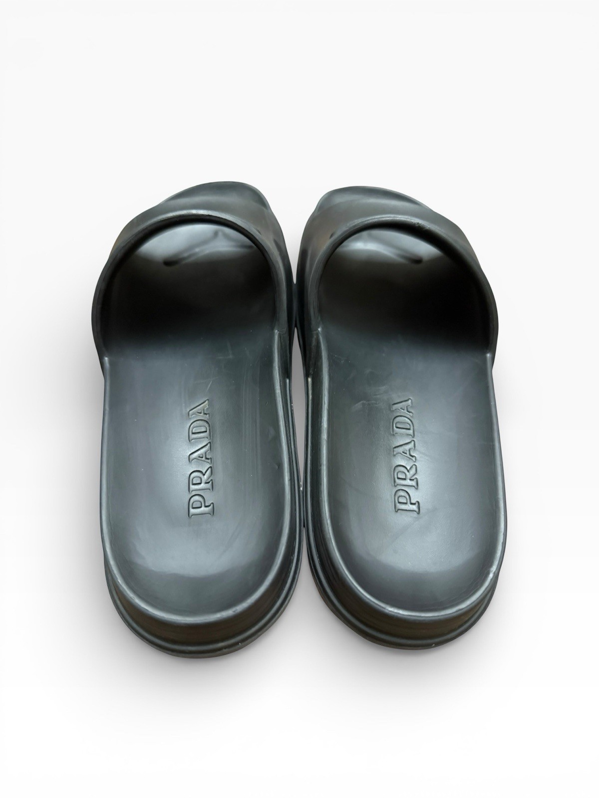 Authentic Prada Soft Rubber Slides - image 7