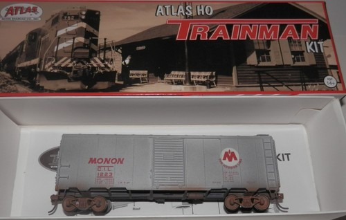Atlas Trainman escala HO desgastado 40' Monon 1223 1937 AAR vagón de carga #21 000 038 | Zustand: Used
