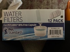 Filtres à eau PET STANDARD pour capsule sans BPA PETLIBRO®, paquet de 12