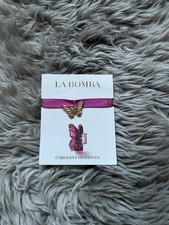 Carolina Herrera La Bomba promo Karte Mit Anhänger Selten