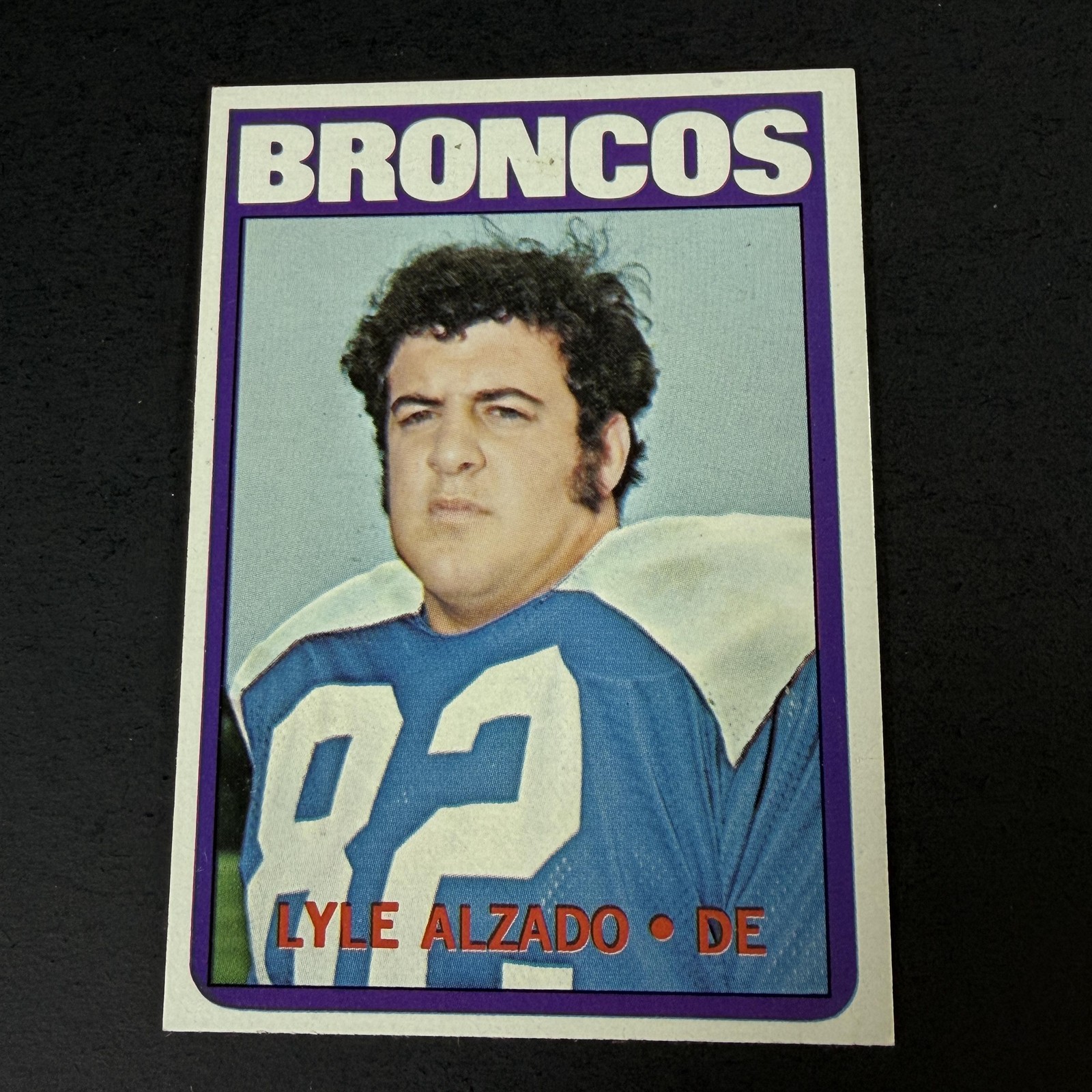 1972 Topps #106 Lyle Alzado RC Denver Broncos EX