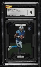 2023 Panini Prizm Rookies Anthony Richardson #343 CGC 9 Mint c6h