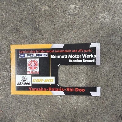 SKI-DOO GEN4 MXZ 600 SPORT NEO YELLOW LEFT REAR HOOD 517307362