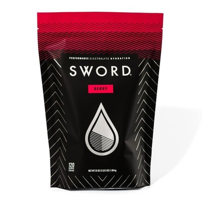 SWORD PERFORMANCE Electrolyte Replenisher Powder Drink Mix, Berry, 30-Serving...