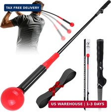 Golf Swing Trainer Aid with Arm Band, 40 Inch Golf Warm-Up Stick for Rhythm