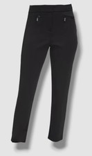 Calvin Klein Women's Black Solid Straight Leg Pants Size 6