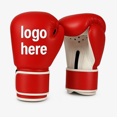 Custom Boxing Gloves | PU Leather | Your Logo Here | Training, Sparring, Gym