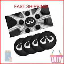 4pcs Wheel Center Caps Sticker for Infiniti QX50 Q50 Q70 Q70L Q60 QX60 QX80 EX25