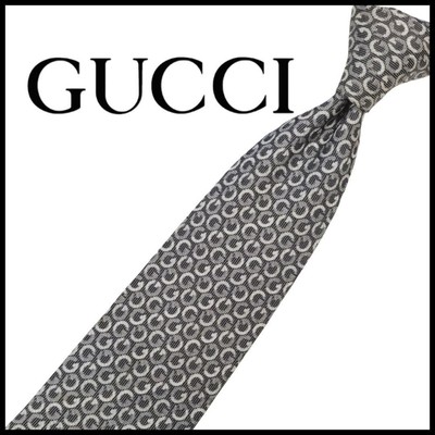 631 Cravate GUCCI doccasion◼Gucci collection Japan lmport Rare