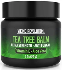 Viking Revolution Tea Tree Oil Cream - Super Balm Athletes Foot Cream - for Ecze